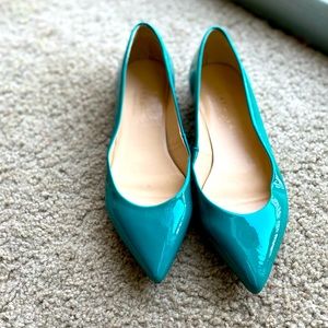 Talbots green flats size 6.5